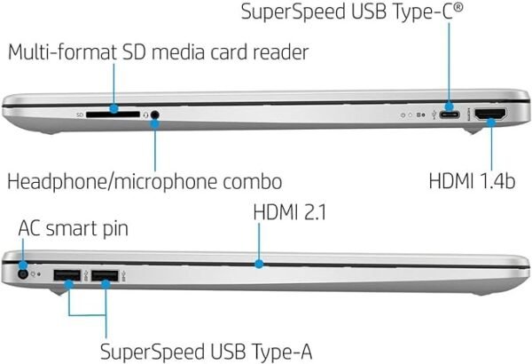 HP Portátil, pantalla táctil HD de 15.6″